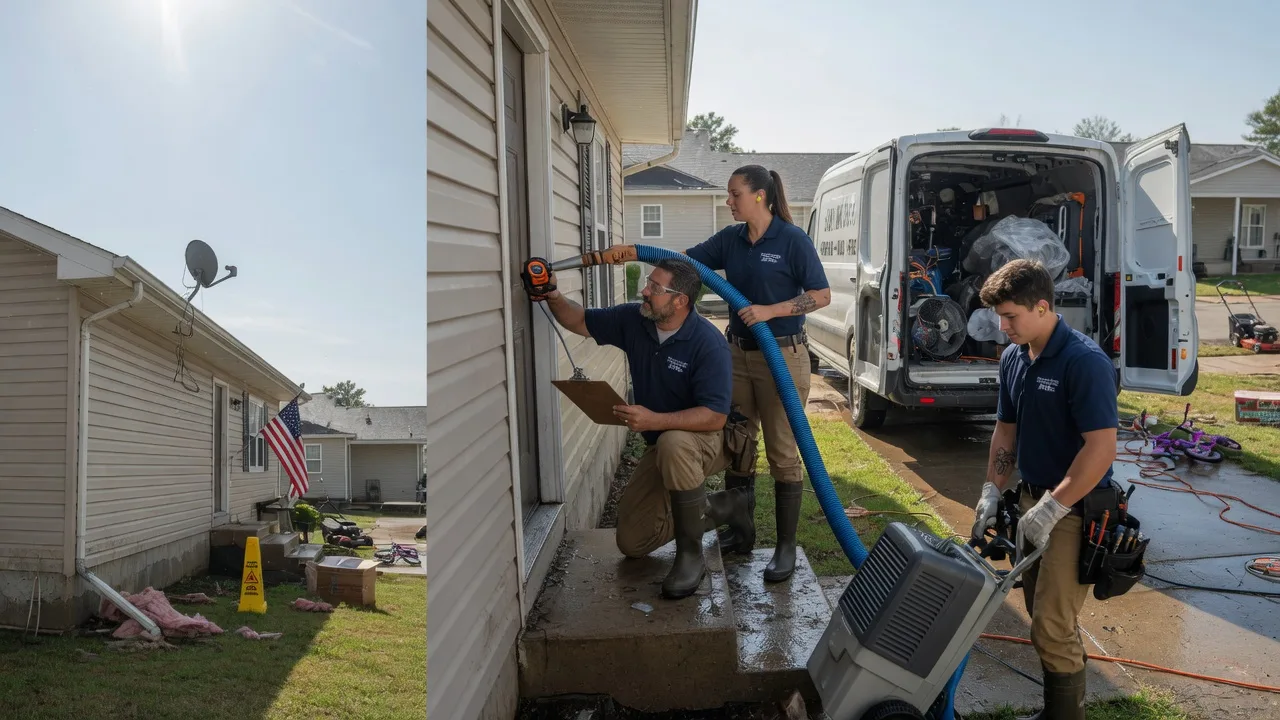 Ceiling Water Damage Restoration in Bunkie, LA near me